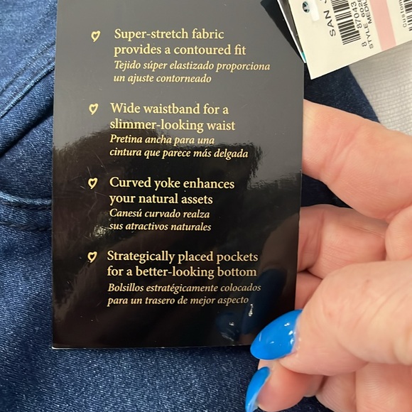 NWT Thalia Sodi stetch jeans size 10 figure flattering. - Picture 3 of 10